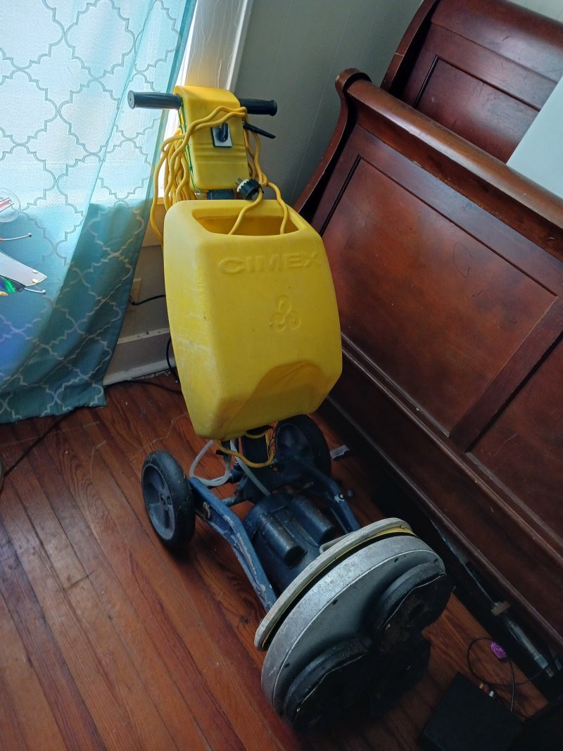 cimerx 19' floor machine encapsulation cleaning