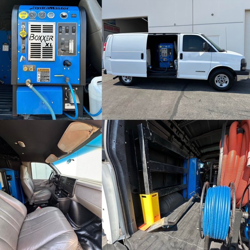 Carpet cleaning van for sale